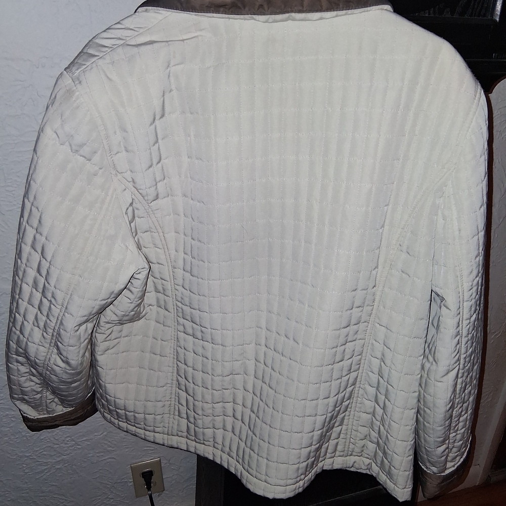 White Stag Beige Quilted Puffer Jacket - Picture 2 of 6